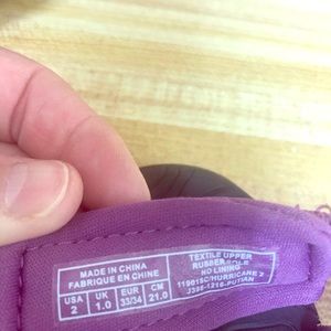 Girls Purple Tevas